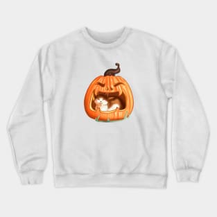 Cat O Lantern Crewneck Sweatshirt